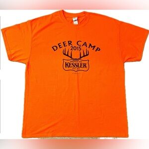 Men’s Kessler Deer Camp 2015 short sleeve t-shirt. New without tags. Size XL.
